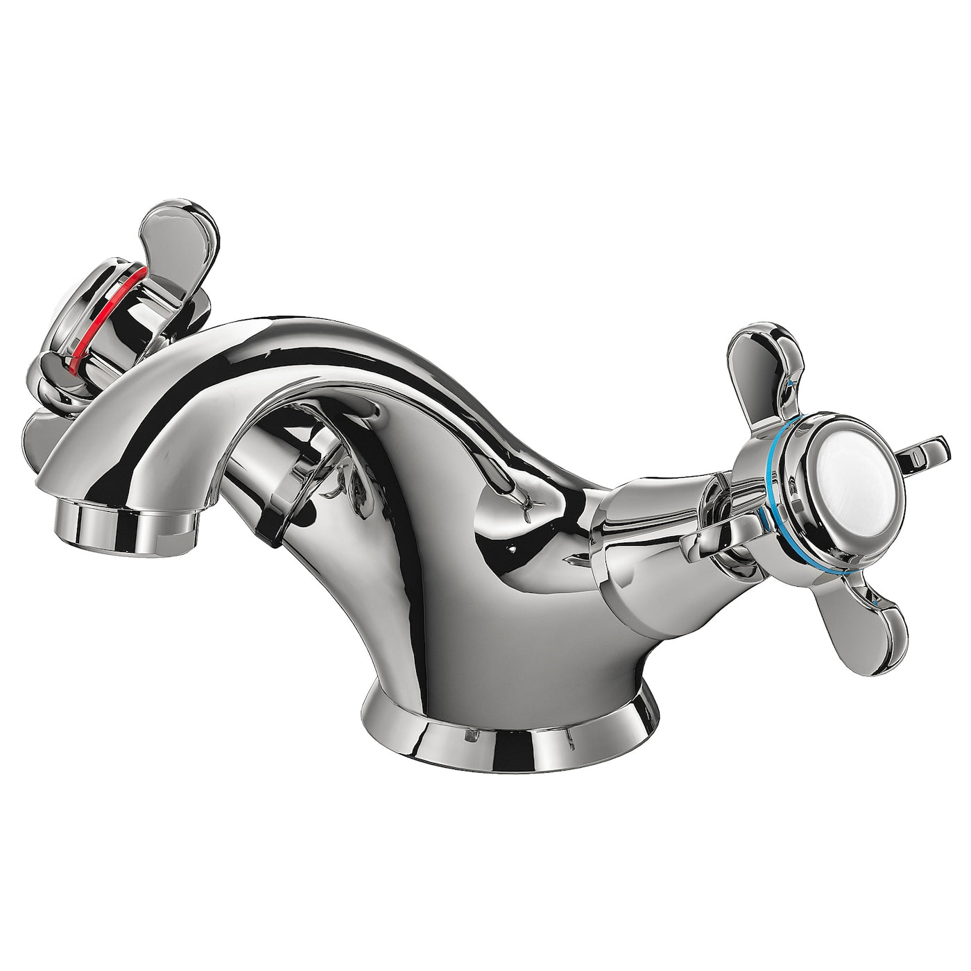 Basin mixer tap, chrome